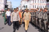 Musim Hujan, Kapolres Rohil Pimpin Apel Kesiapsiagaan Dalam Menghadapi Potensi Bencana Banjir