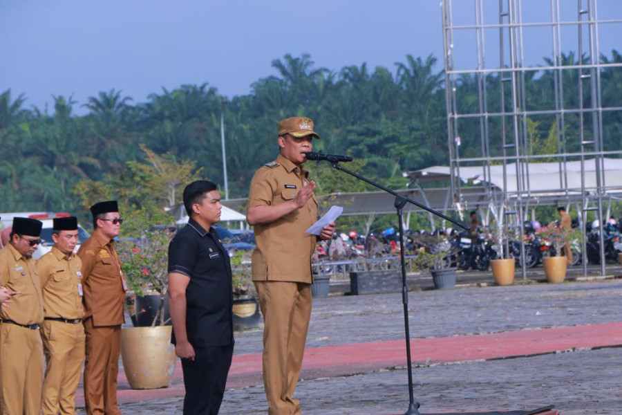 ASN Pemko Pekanbaru Hadir Hari Pertama Kerja Tahun 2024 Capai 95 Persen