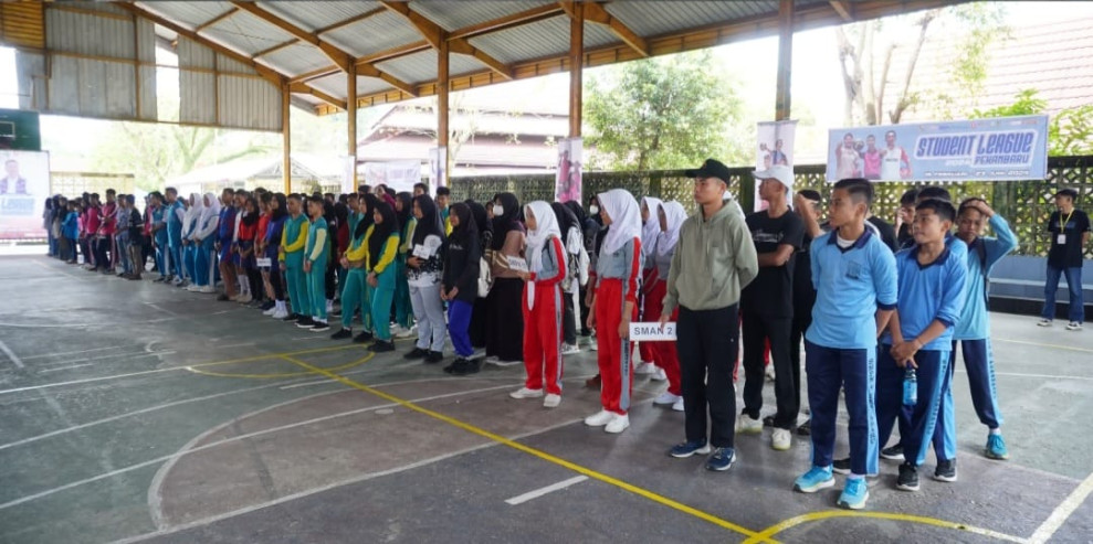 Dispora Gelar Liga Pelajar tingkat SMP dan SMA kota Pekanbaru