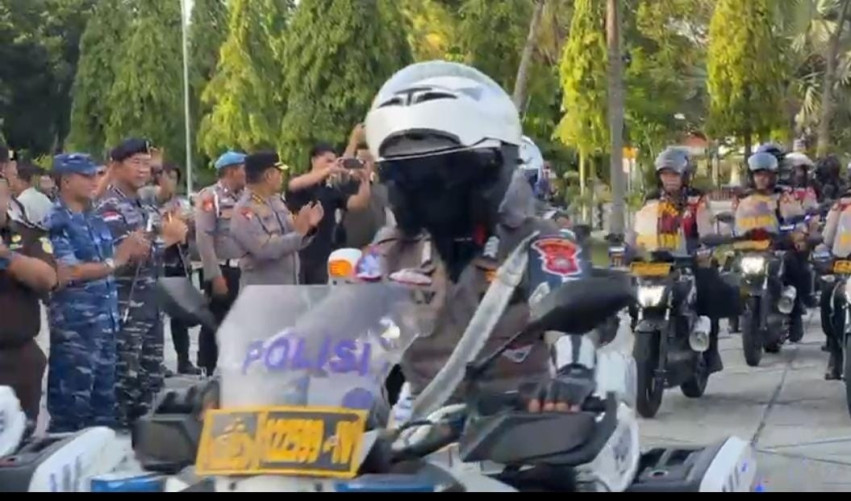 1.771 Personel Gabungan Amankan Malam Tahun Baru di Riau, Keselamatan Masyarakat Prioritas