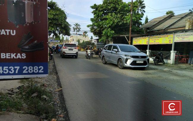 Jalan Purwodadi Pekanbaru Sudah Mulai Diaspal