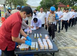 Polda Riau Tes Urine Personel, Komitmen Bersih dari Narkoba