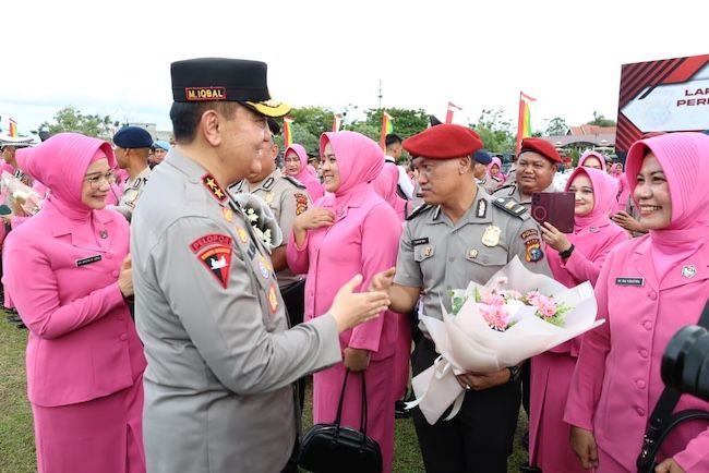 848 Personel Polda Riau Naik Pangkat, Kapolda: Pangkat Adalah Kebanggaan dan Tanggung Jawab