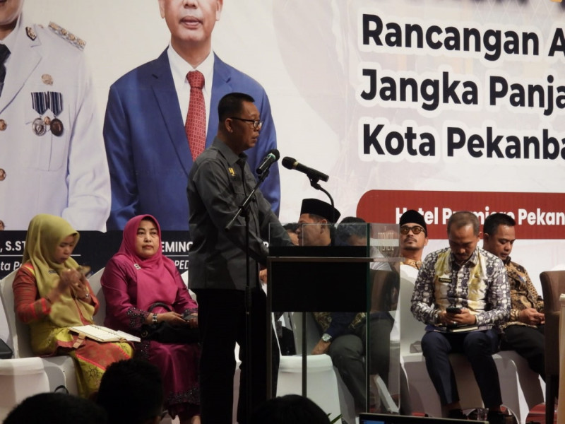 Kepala BPKAD Pekanbaru Hadiri Forum Konsultasi Publik RPJPD Tahun 2025-2045