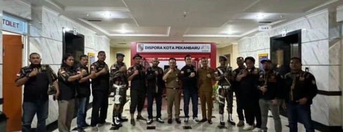 Kadispora Audiensi Bersama Organisasi PEKAT-IB DPD Kota Pekanbaru