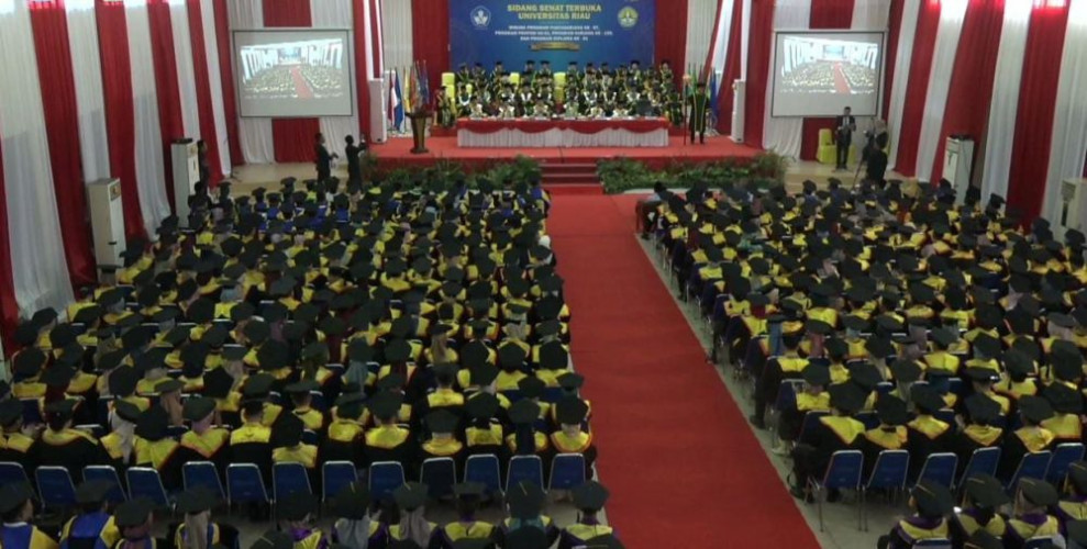 UNRI Wisuda Sebanyak 2.181 Mahasiswa