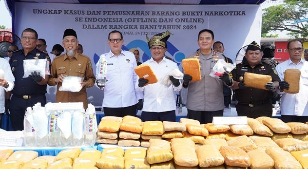 Sita 2 Ton Lebih Sabu, Kepala BNN Apresiasi Kinerja Kapolda Riau