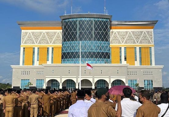 Pemko Pekanbaru Gelar Upacara Gabungan Senin Pagi, Ada Apa?