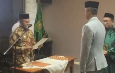 Gubri Abdul Wahid Resmi Lantik M Job Kurniawan Jadi Pj Sekdaprov Riau