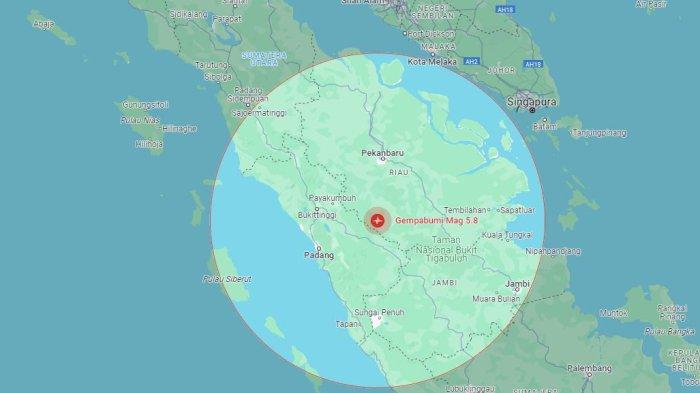 BREAKING NEWS: Gempa Bumi Mengguncang Kuansing, Riau, Sore Ini