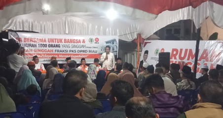 Sudah Dimanfaatkan Ribuan Orang Secara Gratis, Fraksi PKS DPRD Riau Gelar Syukuran Rumah Singgah