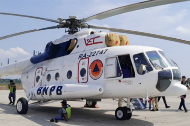 Antisipasi Karhutla, Helikopter Water Bombing Bantuan BNPB Tiba di Riau