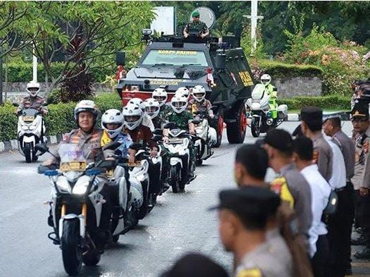 Kendarai Moge, Kapolda Riau Antar Kepergian Brigjen Dany