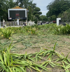 Taman Rusak Oleh Pendemo, Begini Respon Walikota Pekanbaru