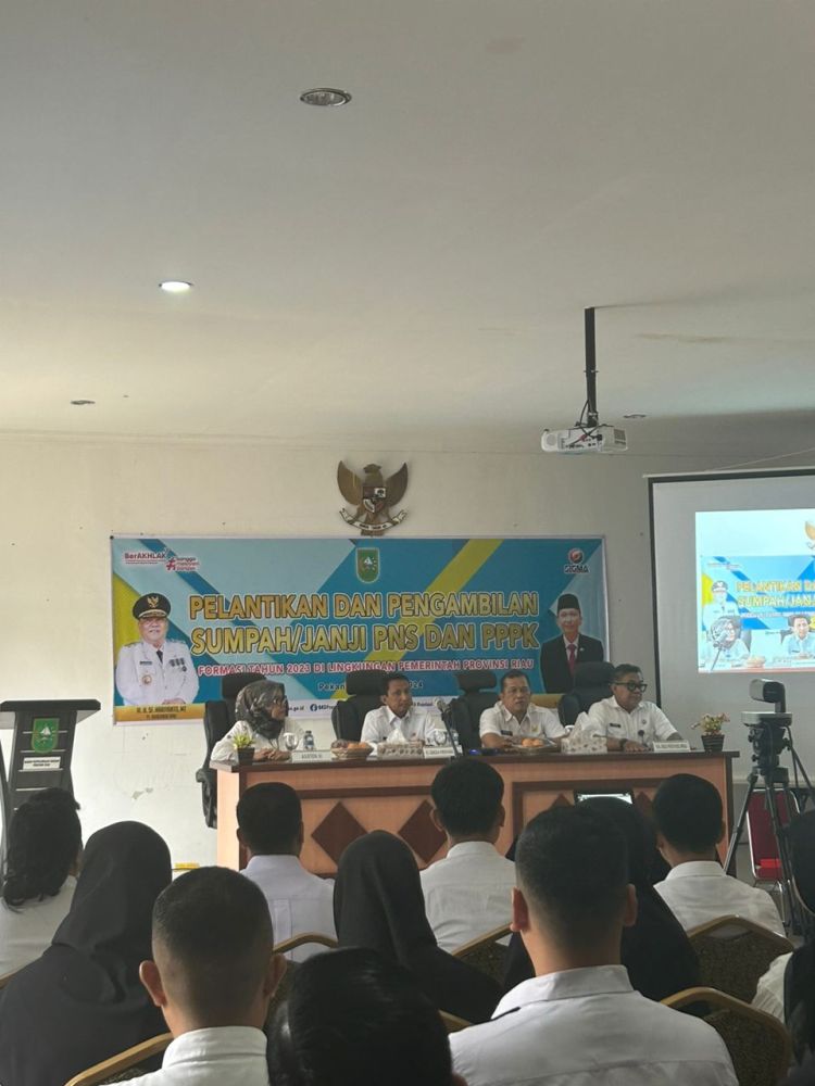 Pj Sekdaprov Riau Minta ASN Berikan Pelayanan Prima Bagi Masyarakat