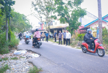 Jalan Srikandi Amblas, Pemko Pekanbaru Siapkan Perbaikan Segera
