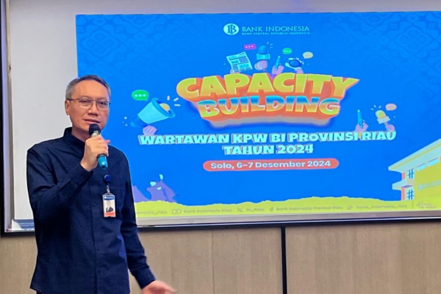 Deputi Kepala BI Riau Ajak Wartawan Sampaikan Berita Ekonomi dengan Optimisme di Tengah Ketidakpastian Global