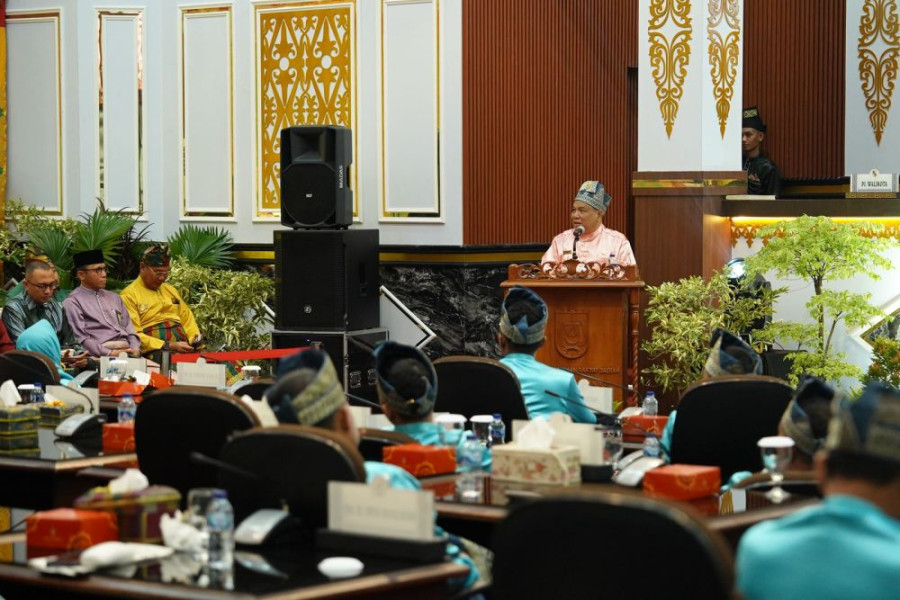 Hadiri Rapat Paripurna HUT Pekanbaru ke - 240 Tahun 2024, Ini yang Disampaikan Pj Gubernur Riau