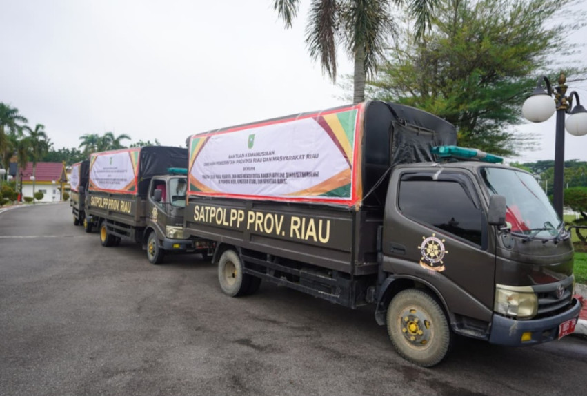 Pemprov Riau Kirim Bantuan Tahap II untuk Korban Bencana di Sumut dan Aceh