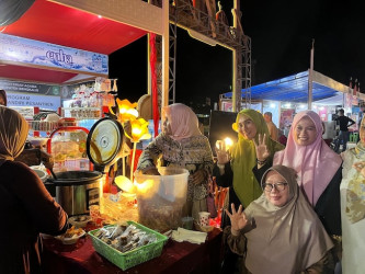 Dukung Pelaksanaan MTQ, TP PKK Bengkalis Bagikan 1.000 Porsi Makan Setiap Hari