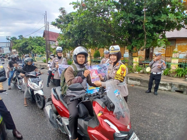 Operasi Zebra, Satlantas Polres Rokan Hulu Tingkatkan Penegakan dan Edukasi Keselamatan