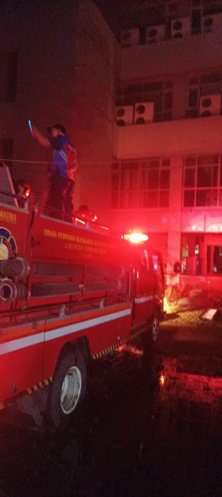 Kantor Kesra Pemkab Inhil Terbakar, Kerugian Ditaksir Rp100 Juta