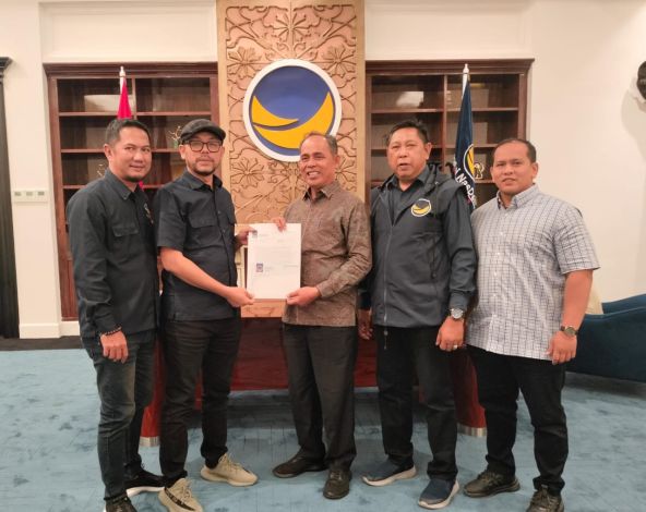 Pj Bupati Herman Dapat Rekomendasi NasDem Maju Pilkada Inhil 2024