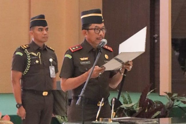 Kajati Riau Ingatkan Pejabat Baru Kejaksaan Tidak Berpihak dan Mengintervensi