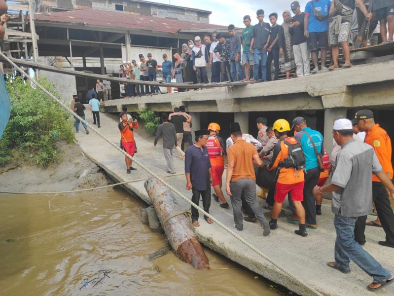 Tim SAR Gabungan Temukan Nelayan Tenggelam di Laut Panipahan, Rohil