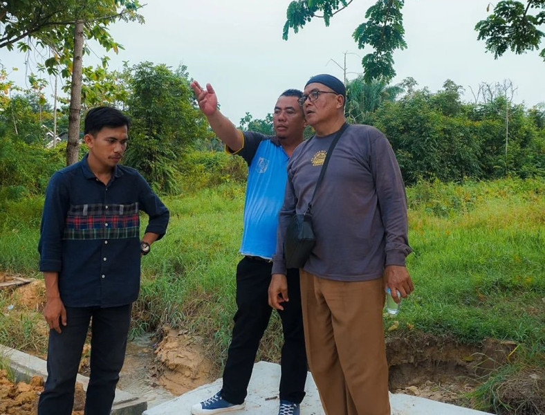 PUPR Pekanbaru Pasang Box Culvert di Jalan Madya Puri untuk Atasi Genangan Air