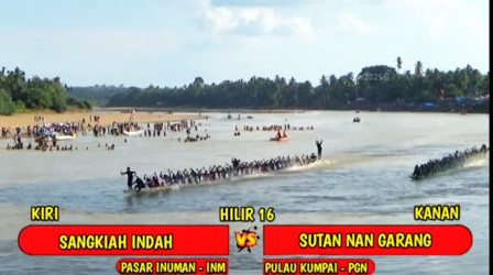 Pacu Jalur Rayon I Kuansing, Sutan Nan Garang Pulangkan Juara Bertahan di Tepian Nyiur Melambai