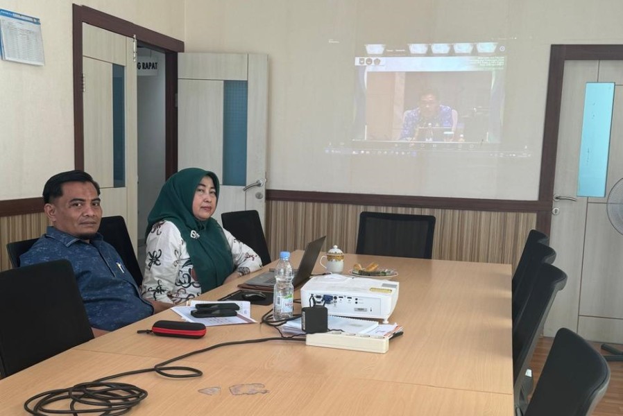 Kepala BPKAD Pekanbaru Hadiri Zoom Meeting Koordinasi Program JKN