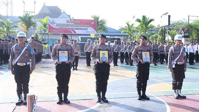 Terjerat Kasus Pidana dan Lalai Bertugas, 3 Personil Polres Inhil Diberhentikan dengan Tidak Hormat