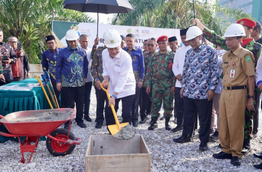 Mendag RI Letakkan Batu Pertama Gedung Mahmud Marzuki Tower Umri