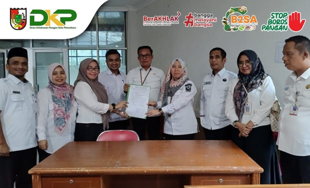 DKP Pekanbaru Gelar Rapat Serah Terima Pengelolaan Kios Pangan Puan Berseri