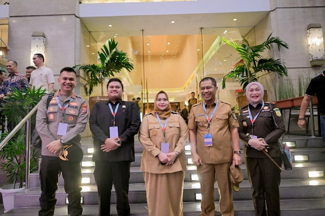 Hadiri Rakornas, Bupati Bengkalis Tegaskan Kesiapan Jalankan Arahan Presiden