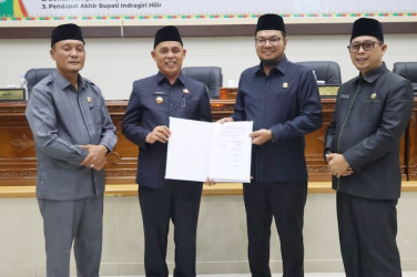 DPRD Inhil Rapat Paripurna Terkait APBD 2025, Bahas Perubahan Anggaran