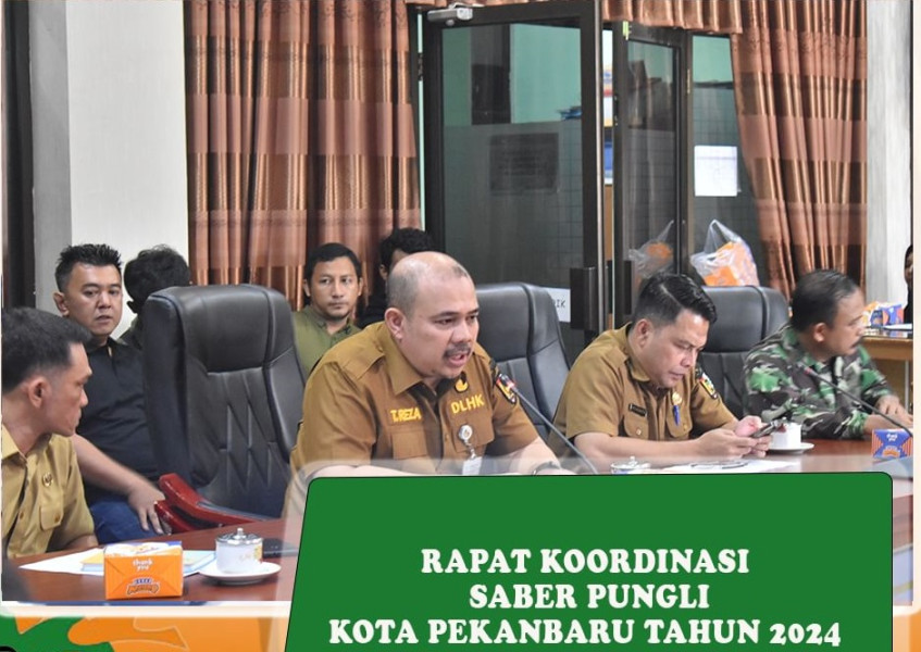 Sekretaris Dinas LHK Pekanbaru Ikuti Rapat SABER Pungli 2024