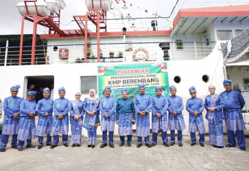 HUT ke-60 Inhil, Gubri Beri Hadiah Pengoperasian RoRo Tembilahan-Batam
