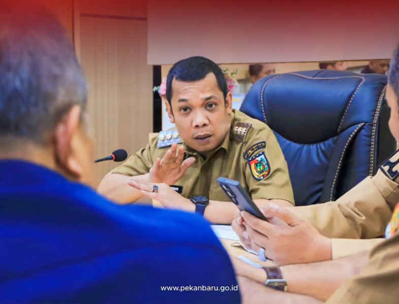 Kepala BPKAD Pekanbaru Ikuti Rapat Koordinasi HBKN Puasa dan Idul Fitri