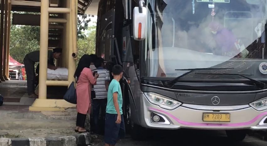 Menjelang Hari Raya Idulfitri, 8.900 Pemudik Terpantau di Terminal BRPS Pekanbaru