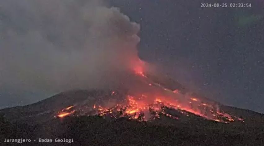 Waspada, Gunung Merapi Terus Mengalami Guguran Lava