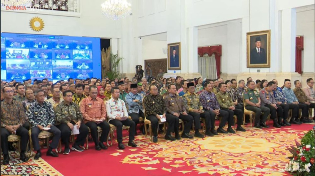 Dibuka Presiden, Pj Gubri Hadiri Rakornas Pengendalian Inflasi dan TPID Award 2024