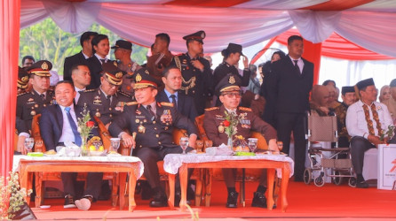 Hadiri HUT ke-79 Bhayangkara, Walikota Tegaskan Komitmen Kolaborasi untuk Kamtibmas