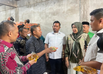 Gubri Resmikan Kios Pangan Kebangsaan di Bengkalis, Petani Untung Masyarakat Terbantu