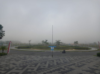 Embun Tebal Selimuti Pekanbaru, Jarak Pandang Sempat Terbatas 800 Meter