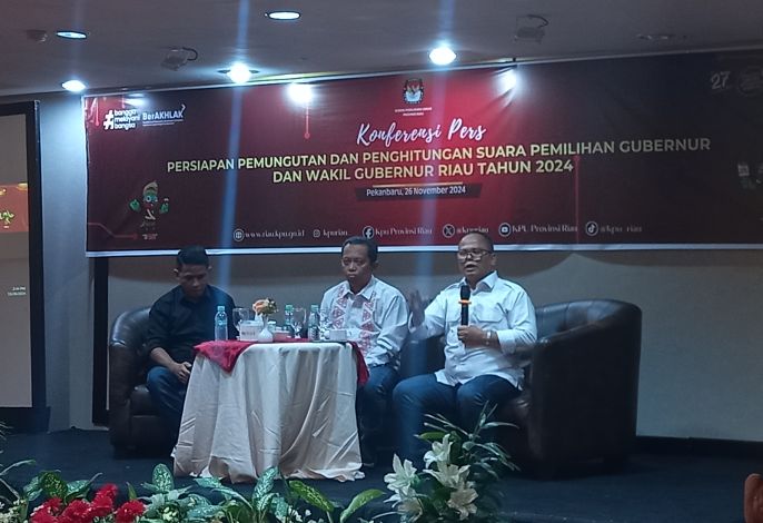 95 Persen TPS di Riau Sudah Didirikan Jelang Pencoblosan Besok