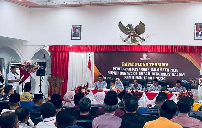 Kasmarni-Bagus Santoso Resmi Terpilih Sebagai Pasangan Bupati dan Wakil Bupati Bengkalis 2024