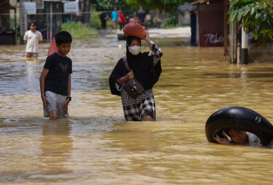 Lima Daerah di Riau Terendam Banjir, Ribuan KK Terdampak