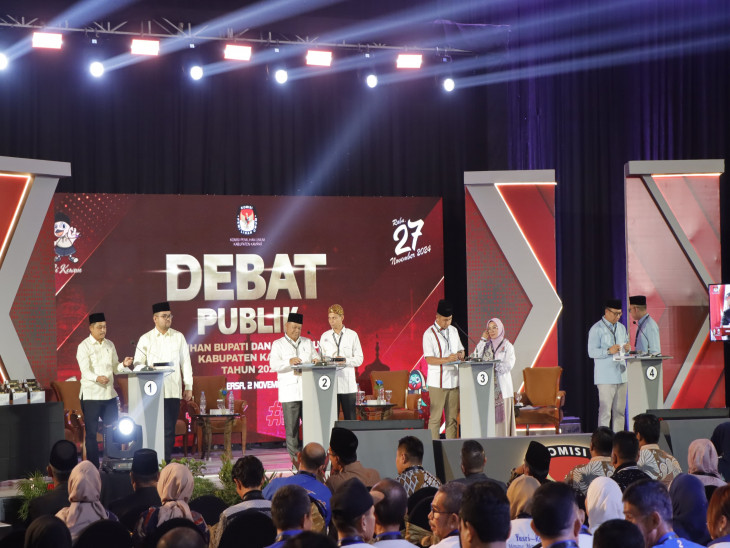 KPU Kampar Gelar Debat Publik Paslon Bupati dan Wabup Kampar 2024